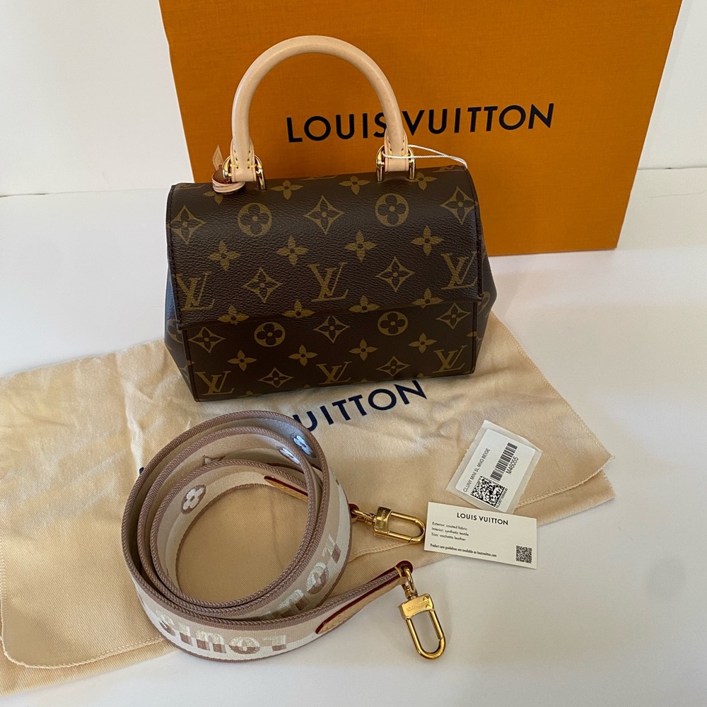 Louis Vuitton cluny mini beige - Picture 1 of 17